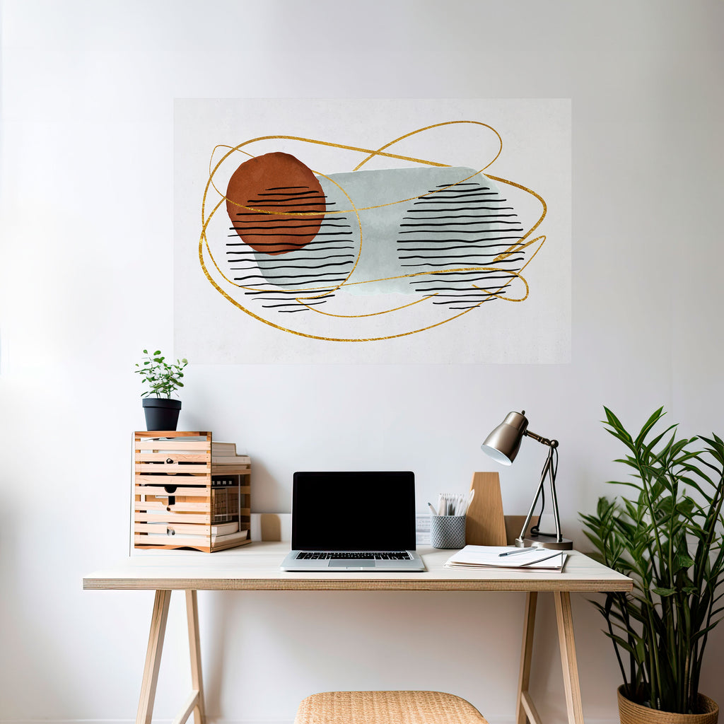 Póster horizontal autoadhesivo ENVUELTO EN MOLDE