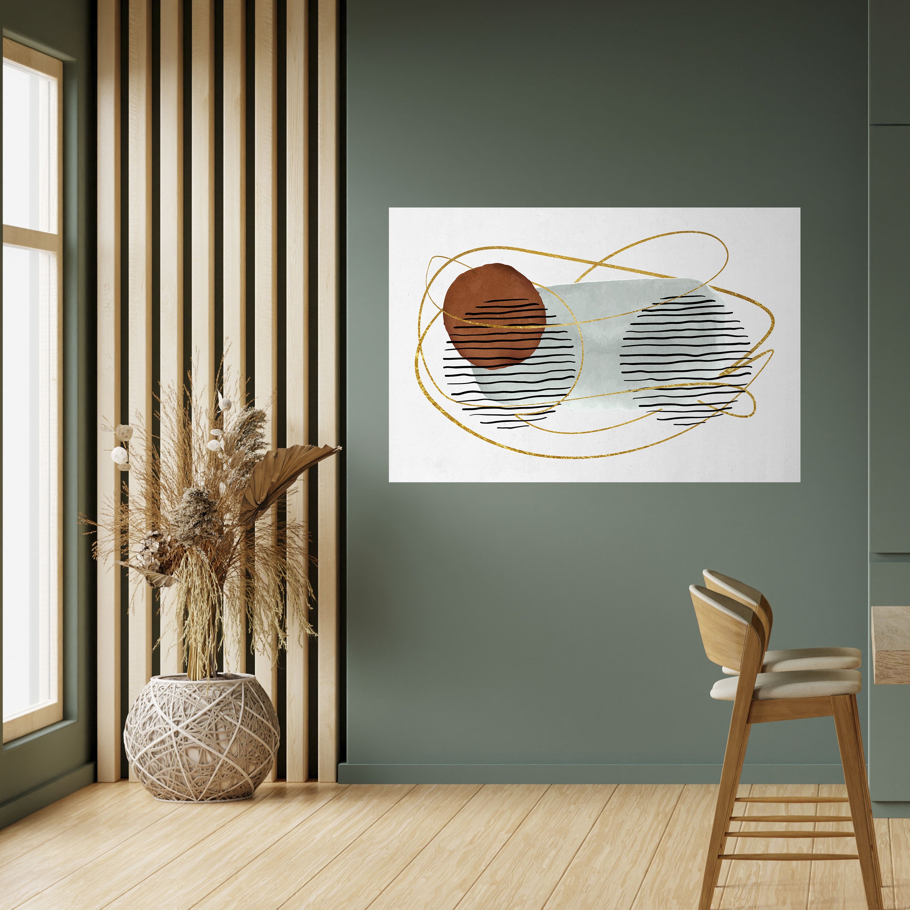 Póster horizontal autoadhesivo ENVUELTO EN MOLDE