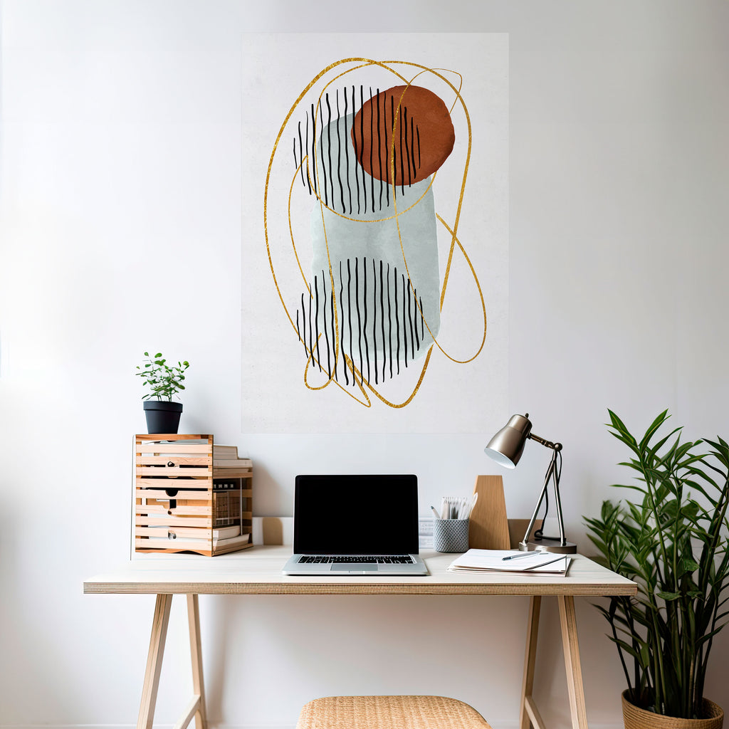 WRAPPED IN MOULD Peel and Stick Vertical Poster