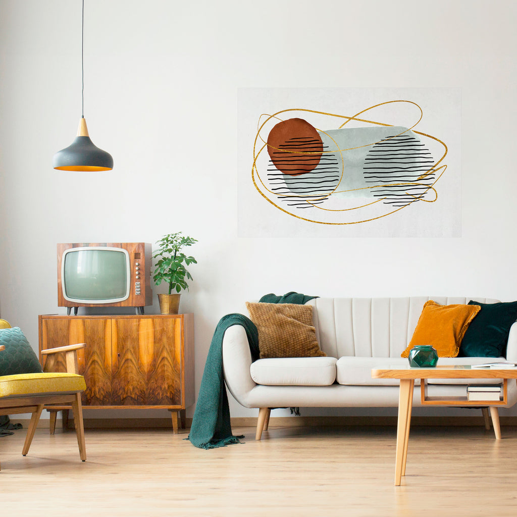 Póster horizontal autoadhesivo ENVUELTO EN MOLDE