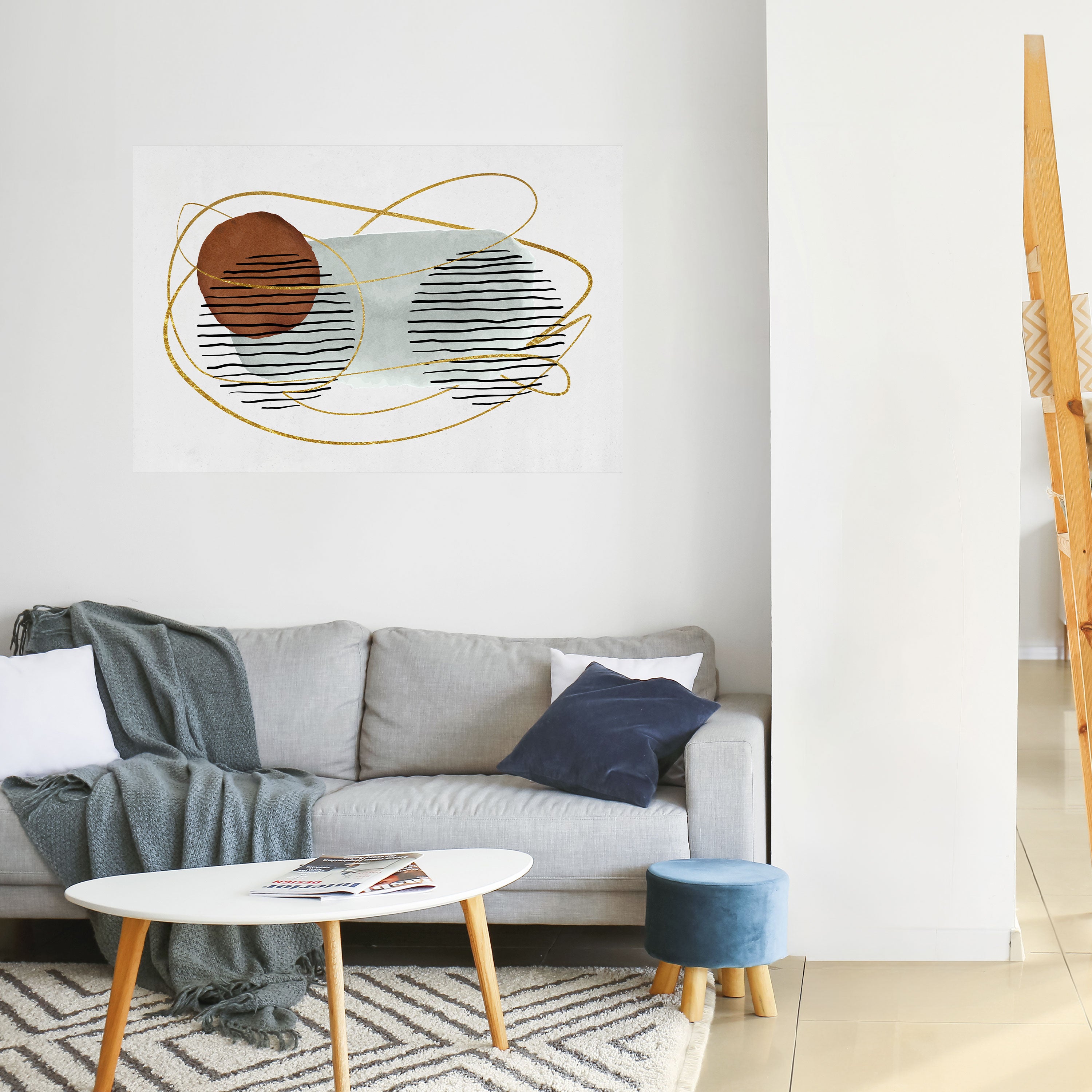 Póster horizontal autoadhesivo ENVUELTO EN MOLDE