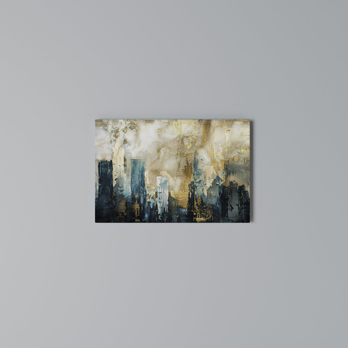 TOWN COLLAPSE Cuadro en lienzo horizontal