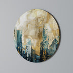 TOWN COLLAPSE Decoración de Pared Redonda