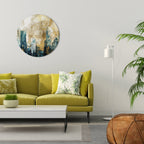 TOWN COLLAPSE Decoración de Pared Redonda