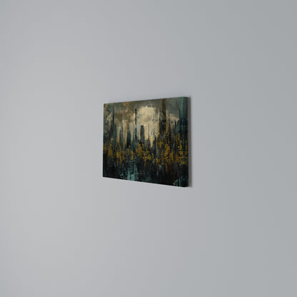 TOWN OBSCURE Cuadro en lienzo horizontal