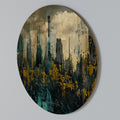 TOWN OBSCURE Arte de pared redondo