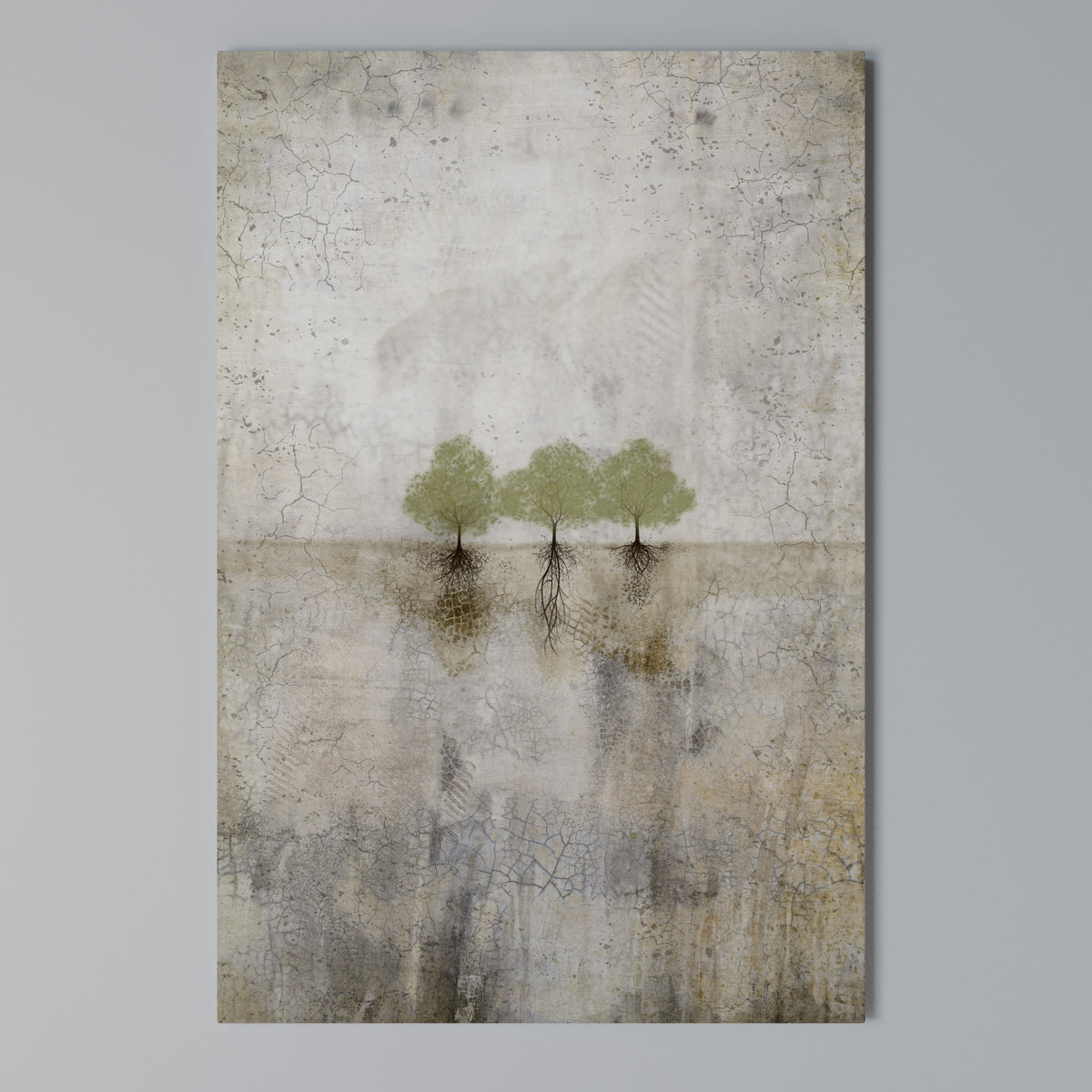 ROOTS OF TIME Cuadro en lienzo vertical