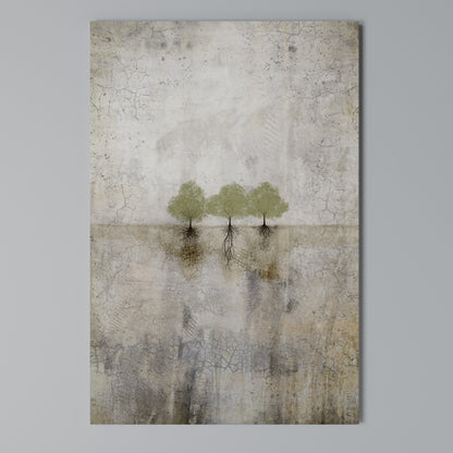 ROOTS OF TIME Cuadro en lienzo vertical