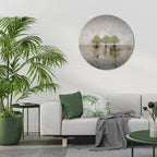 ROOTS OF TIME Round Wall Art