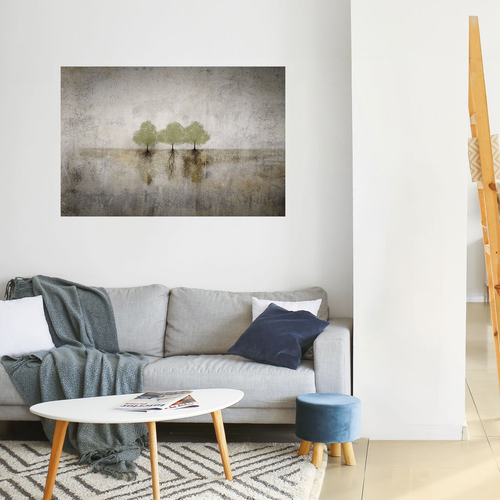 RAÍCES DEL TIEMPO Póster horizontal autoadhesivo