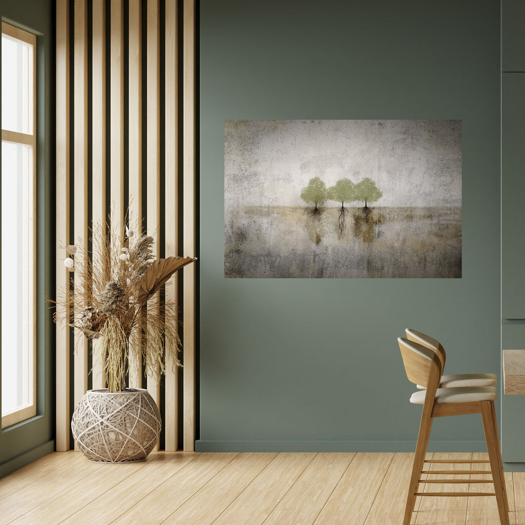 RAÍCES DEL TIEMPO Póster horizontal autoadhesivo