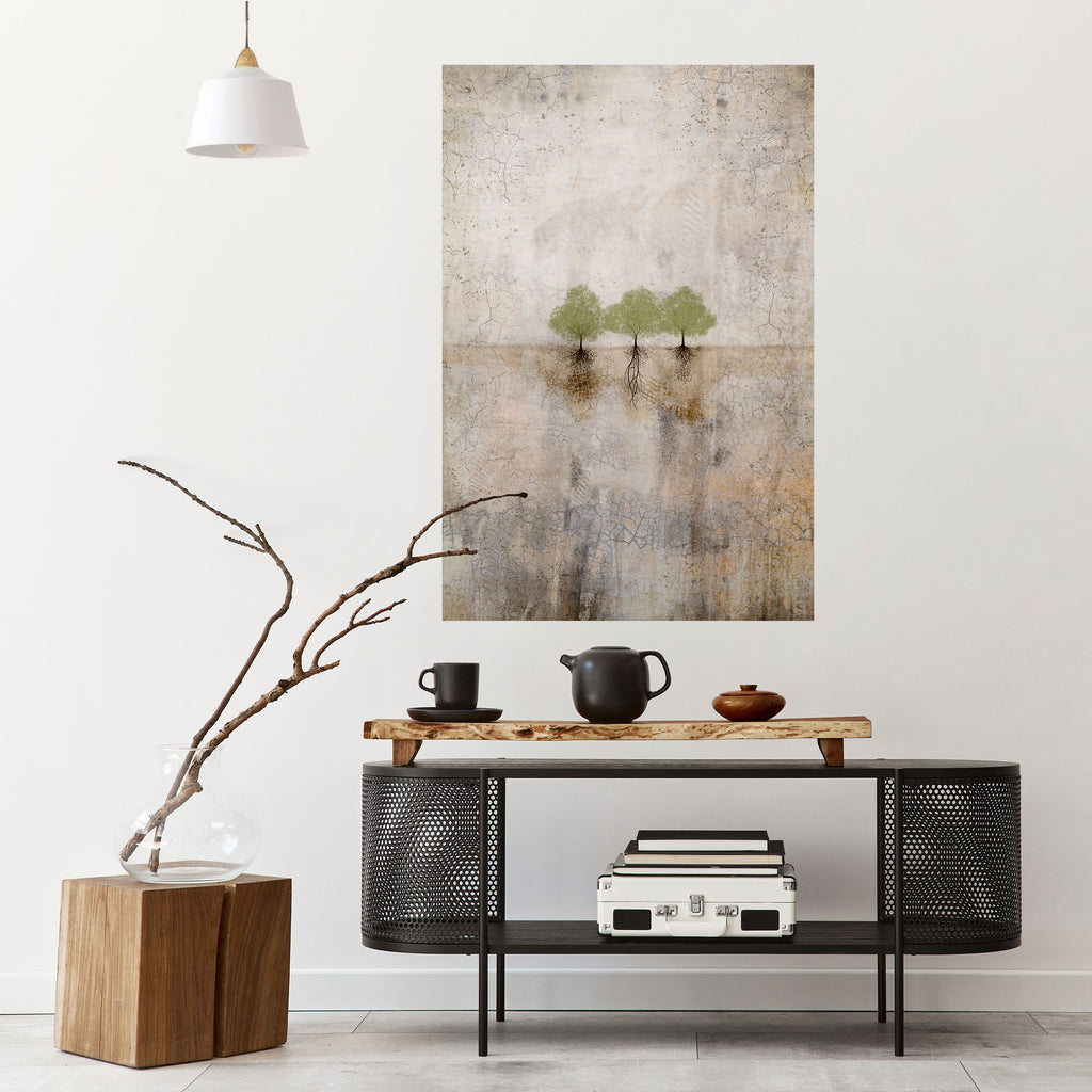 ROOTS OF TIME Peel and Stick Vertical Poster