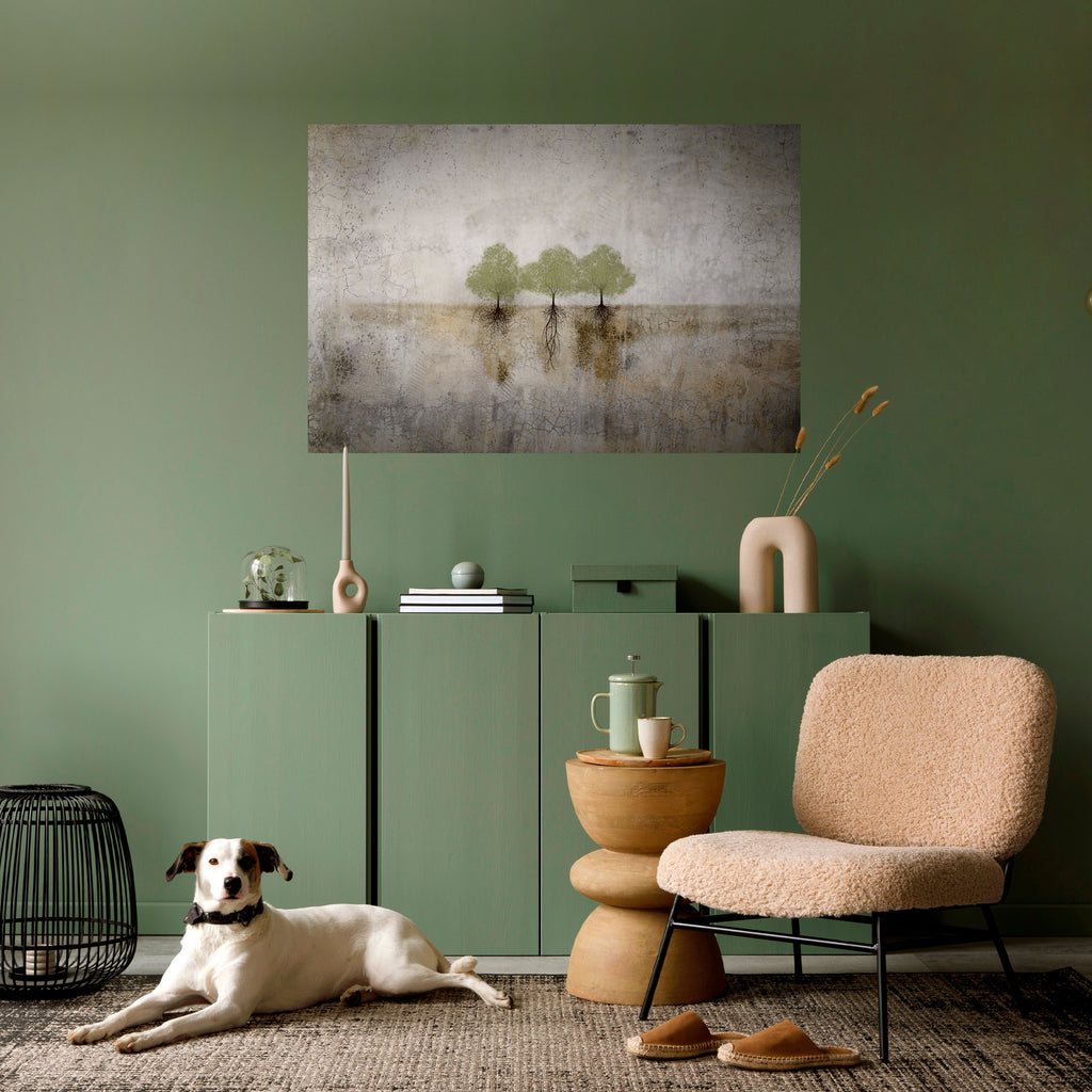 RAÍCES DEL TIEMPO Póster horizontal autoadhesivo