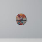 THE DEER MOUNTAIN Estante Ovalado Decorativo en Acabado Negro