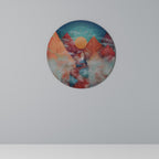 THE DEER MOUNTAIN Decoración de Pared Redonda