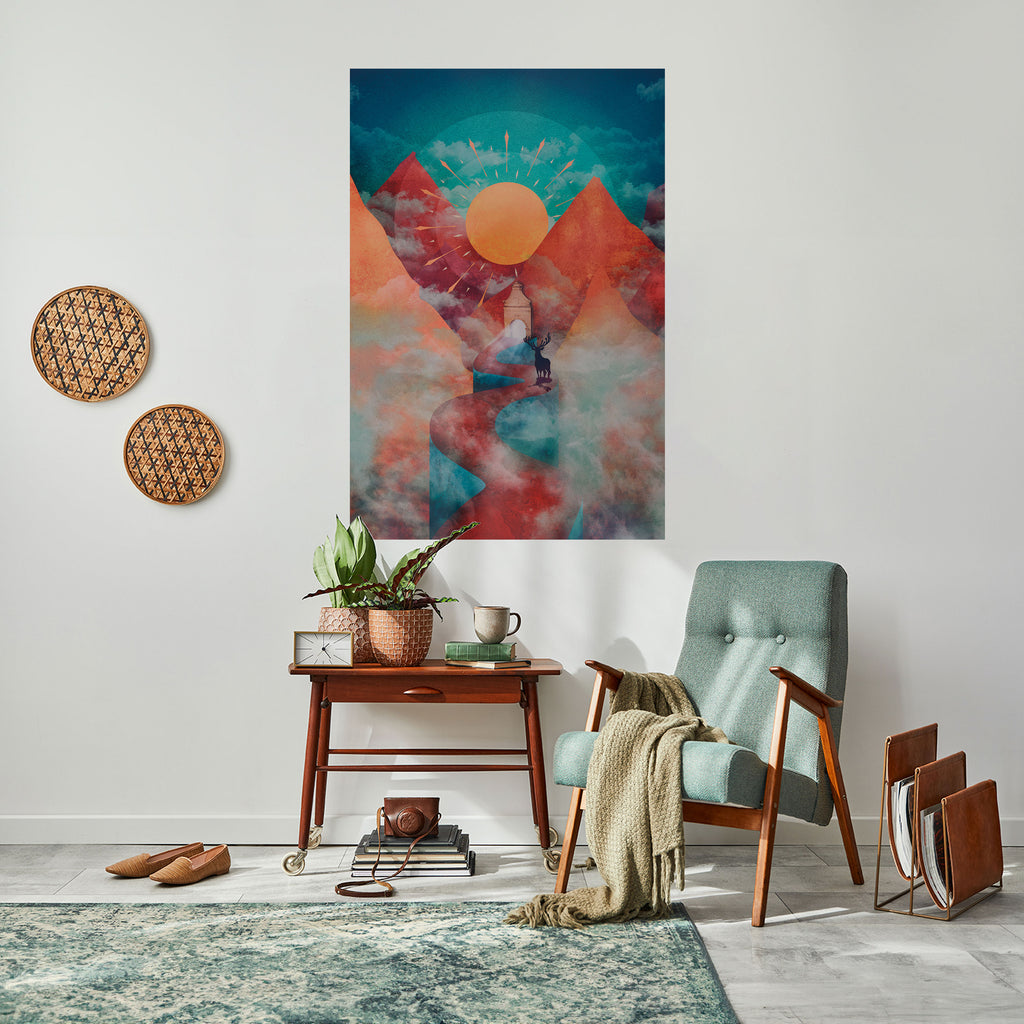 THE DEER MOUNTAIN Peel and Stick Vertical Poster