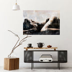 WAIST OF TIME Peel and Stick Horizontal Poster