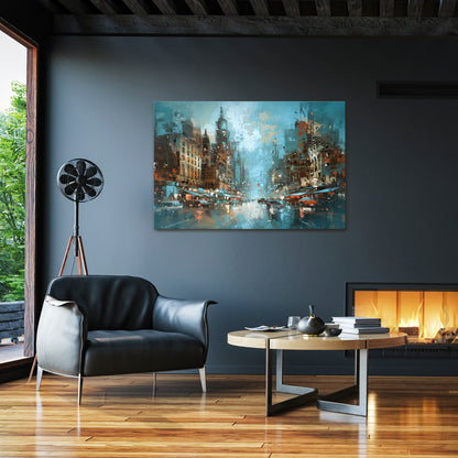 URBAN FEVER Cuadro en lienzo horizontal