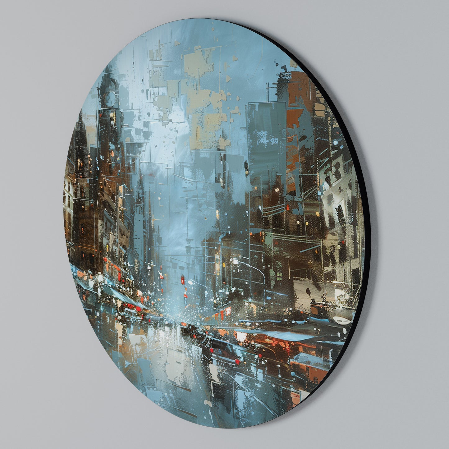 URBAN FEVER Arte de pared redondo