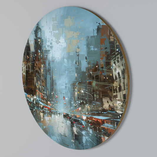 URBAN FEVER Arte de pared redondo