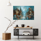 URBAN FEVER Peel and Stick Horizontal Poster