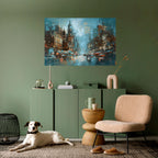 URBAN FEVER Peel and Stick Horizontal Poster