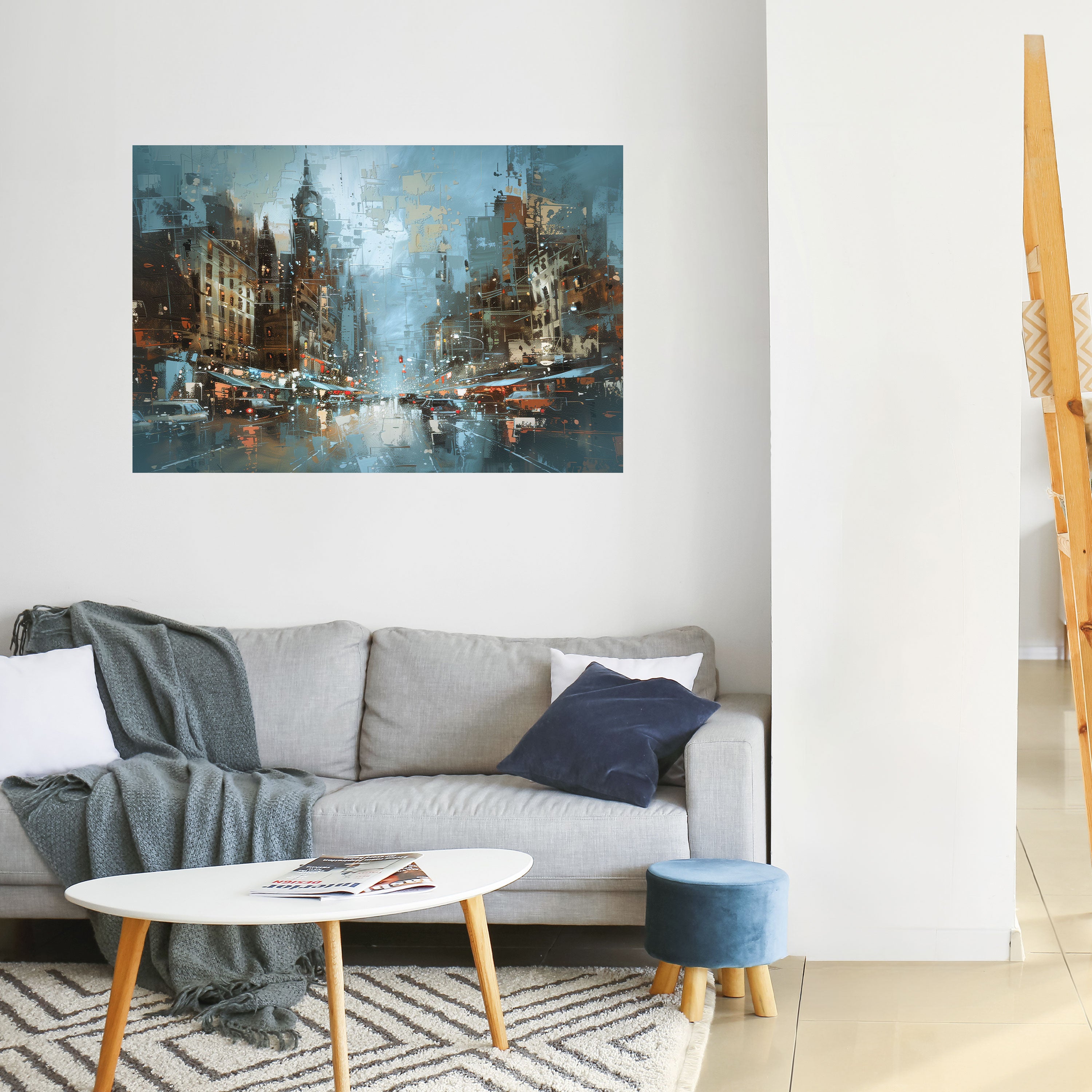 Póster horizontal autoadhesivo FIEBRE URBANA