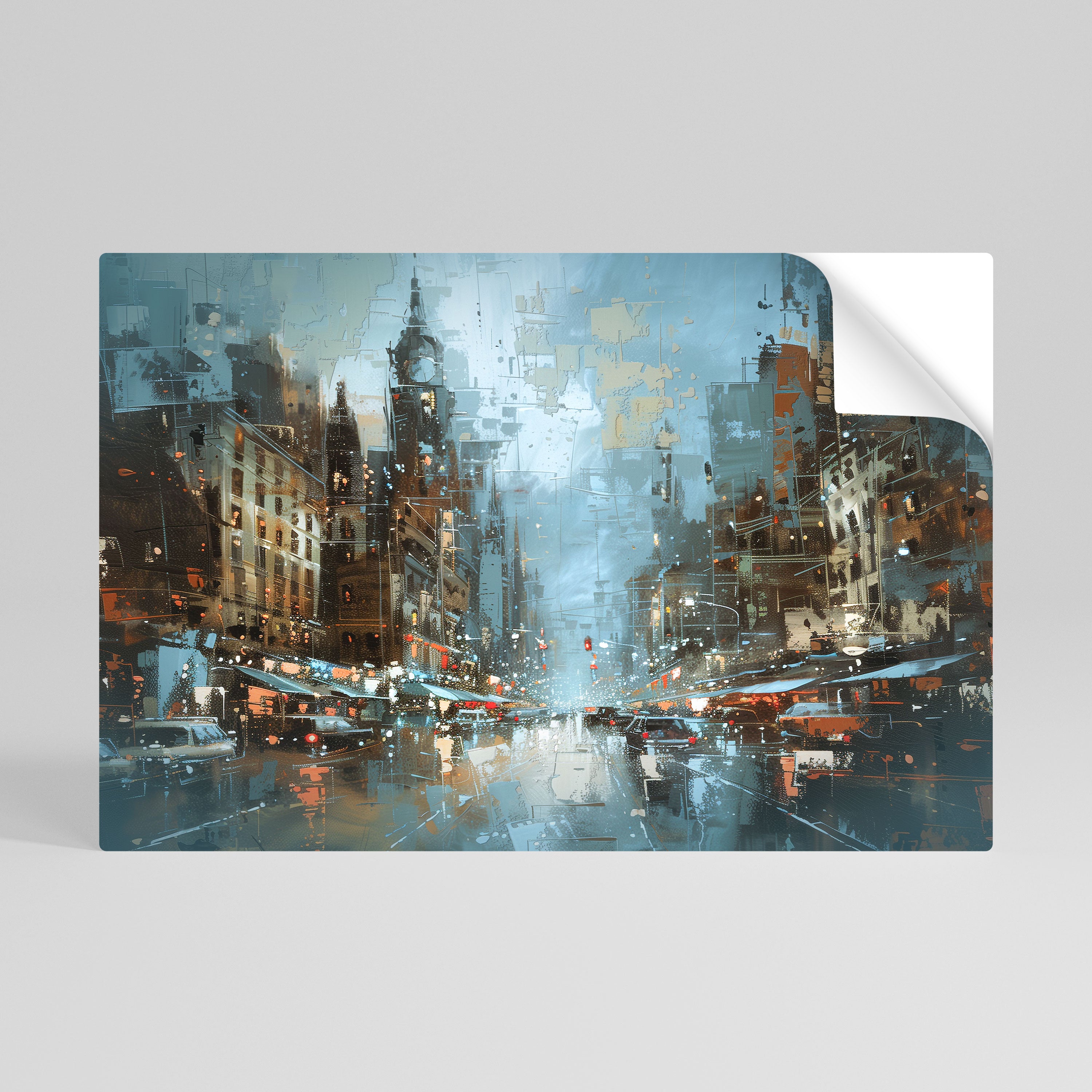 Póster horizontal autoadhesivo FIEBRE URBANA