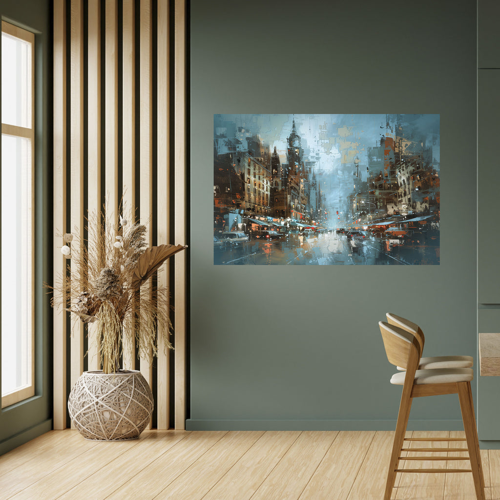 Póster horizontal autoadhesivo FIEBRE URBANA