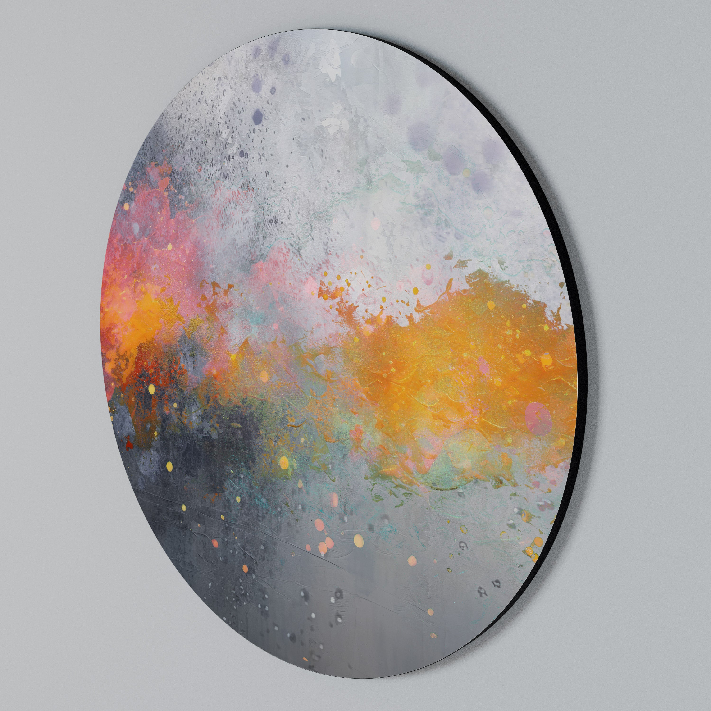 PIXY ROAD Round Wall Art