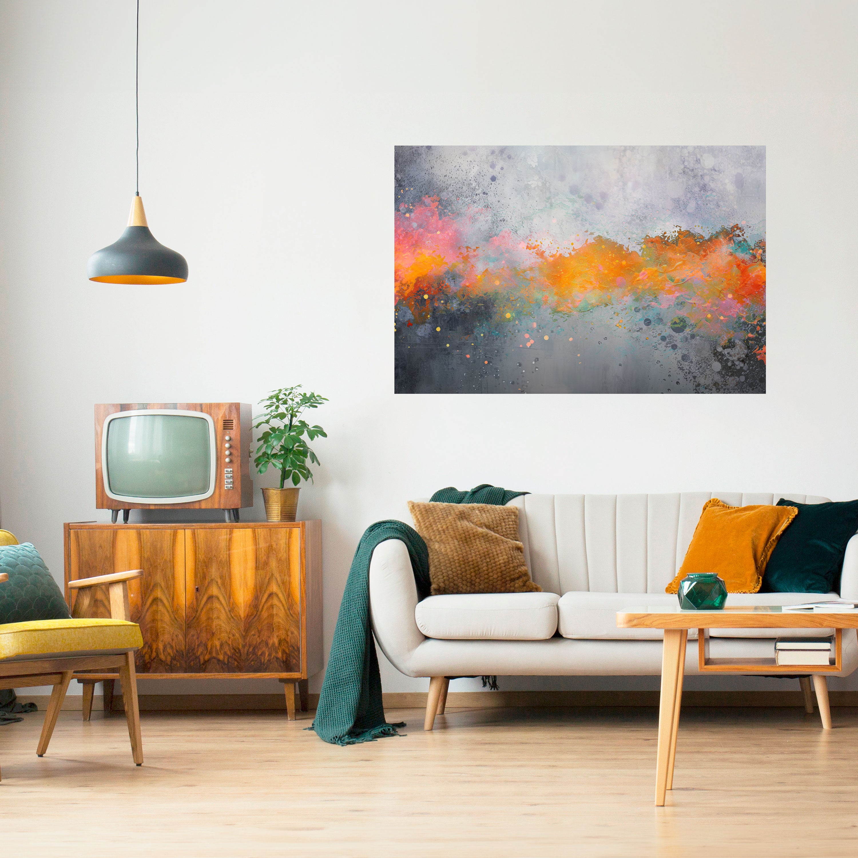 Póster horizontal autoadhesivo PIXY ROAD