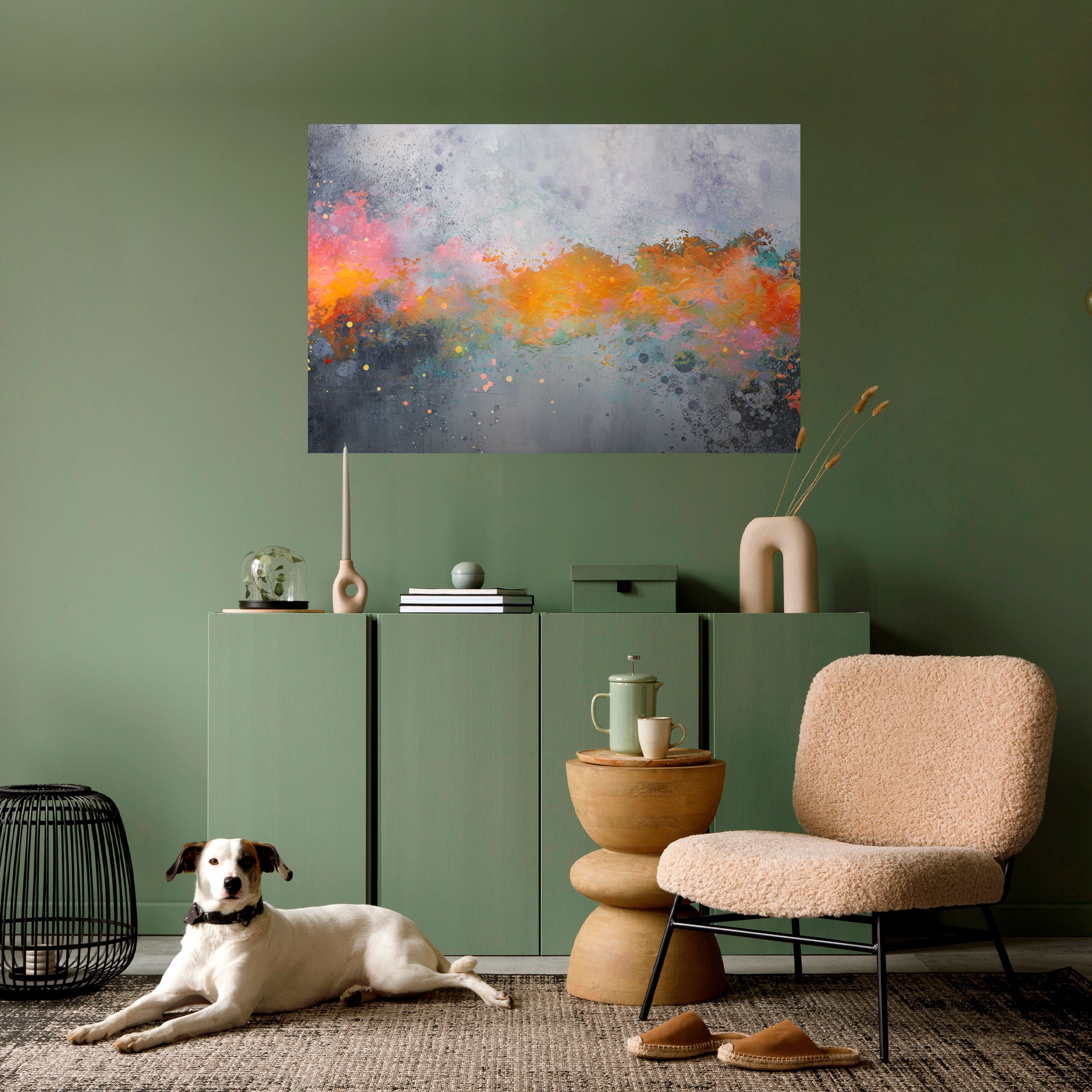 Póster horizontal autoadhesivo PIXY ROAD