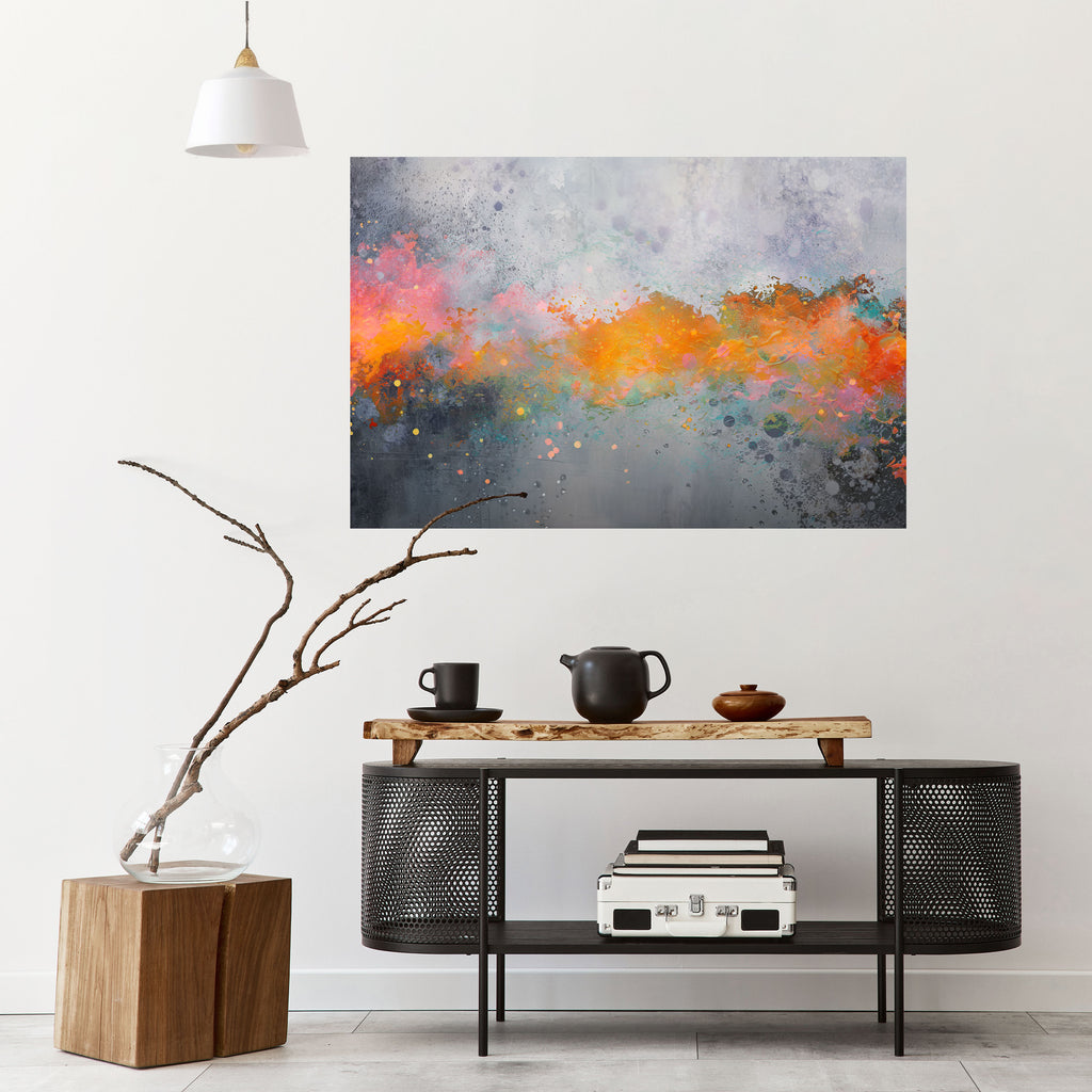 Póster horizontal autoadhesivo PIXY ROAD