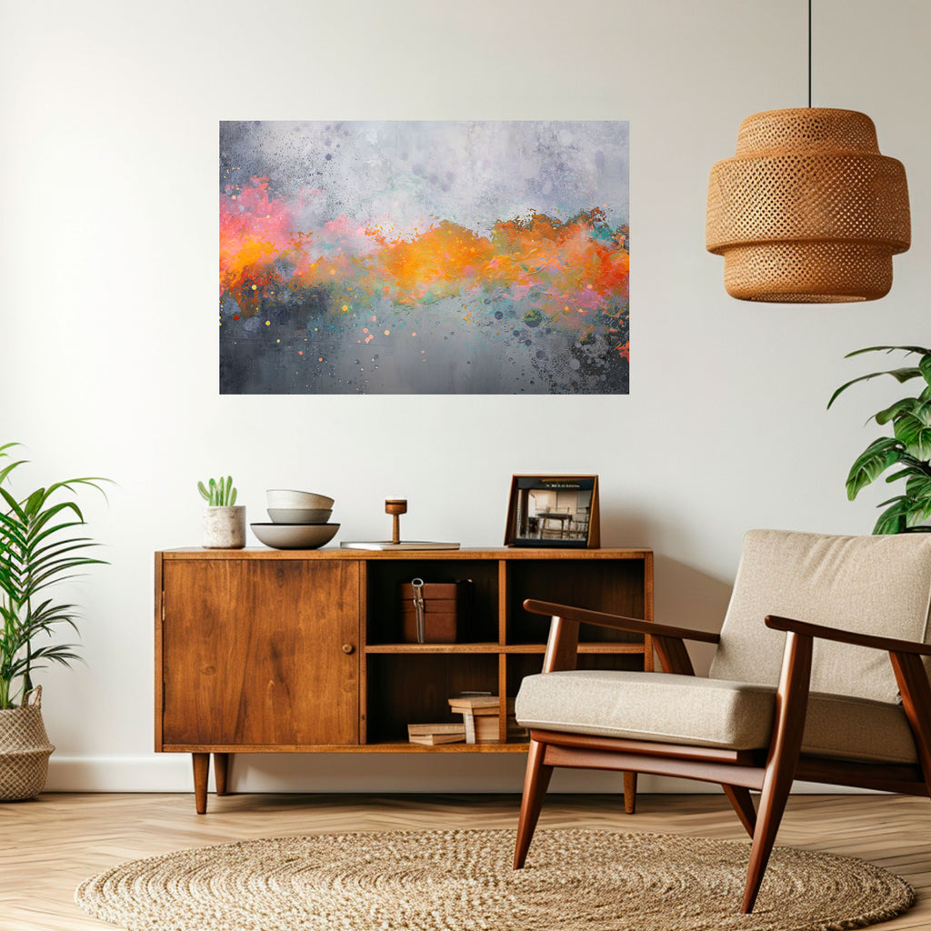 Póster horizontal autoadhesivo PIXY ROAD