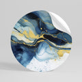 INKY MARBLE Vinilo adhesivo redondo