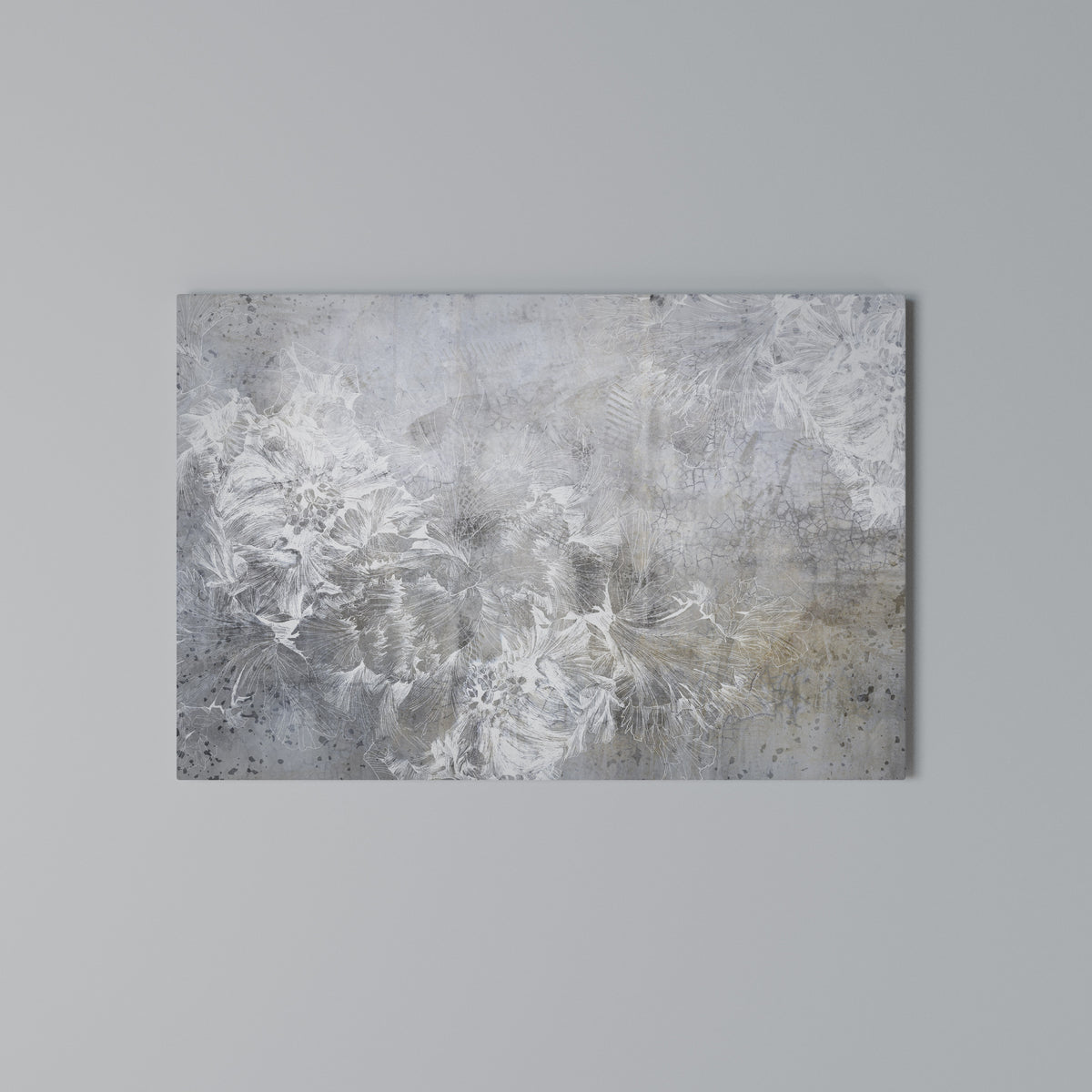 WHITE WHISPER Cuadro en lienzo horizontal