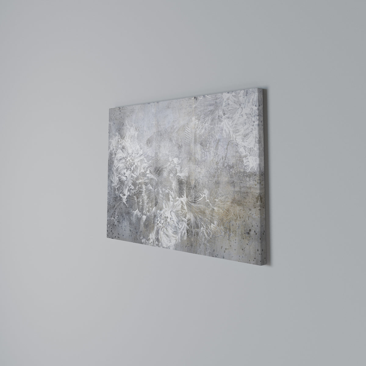 WHITE WHISPER Cuadro en lienzo horizontal