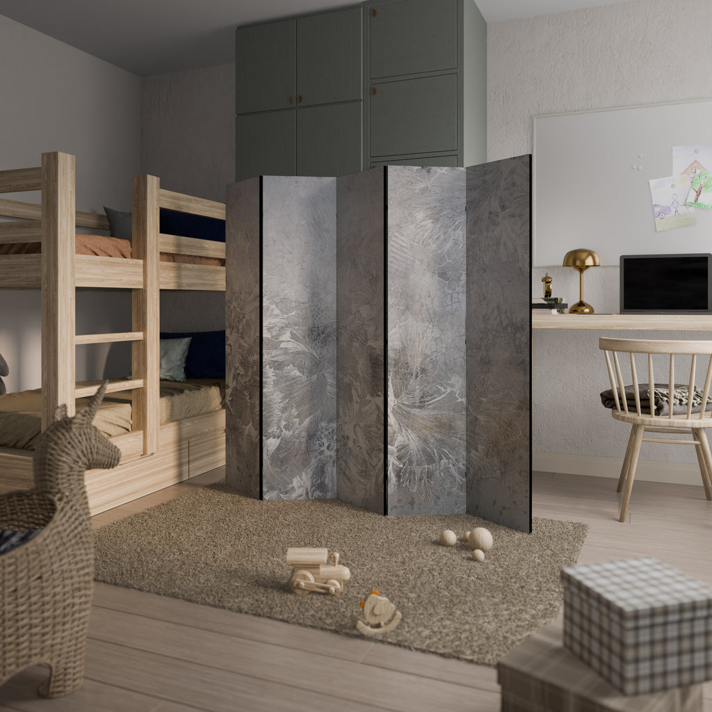 WHITE WHISPER Decorative 5-Panel Room Divider