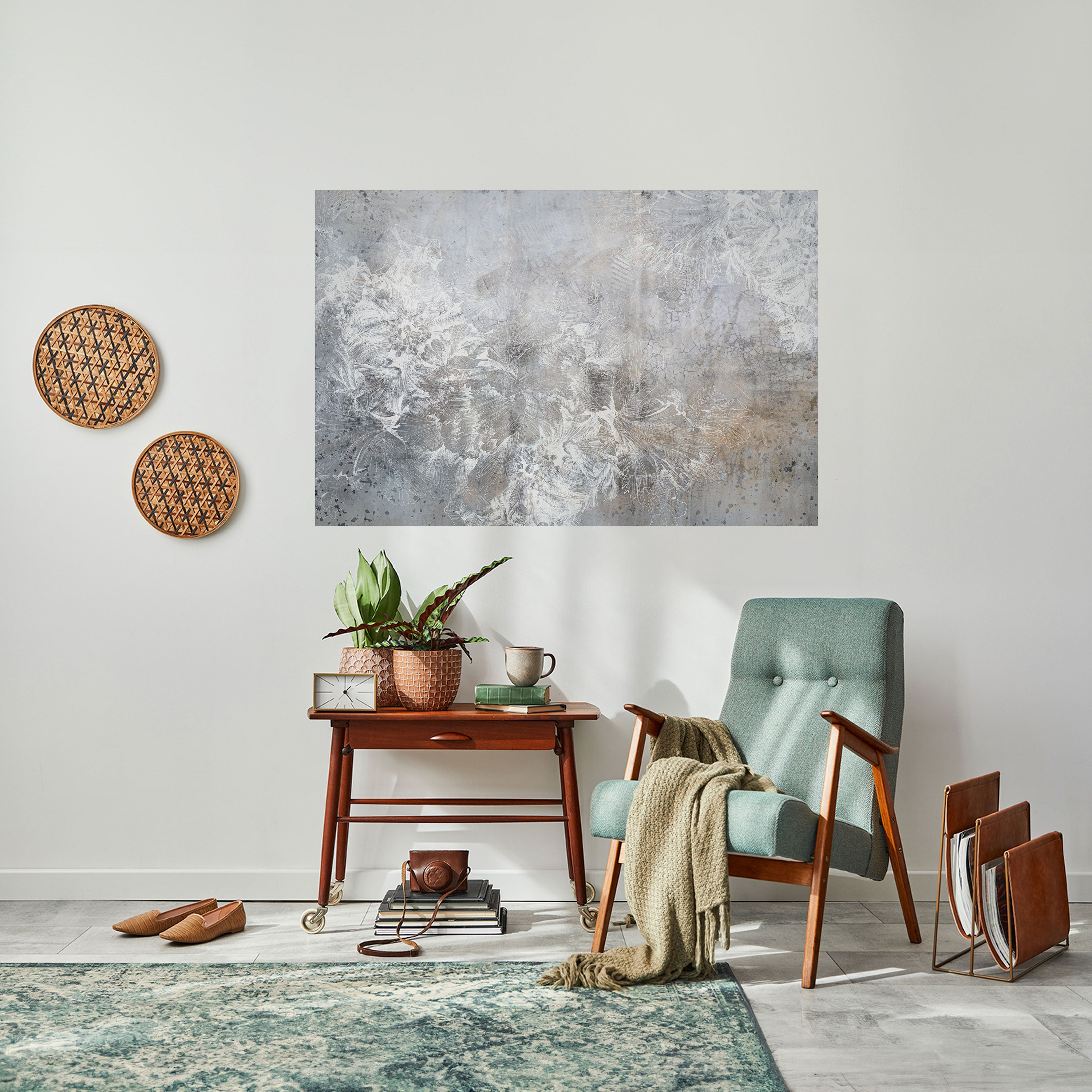 Póster horizontal autoadhesivo WHITE WHISPER