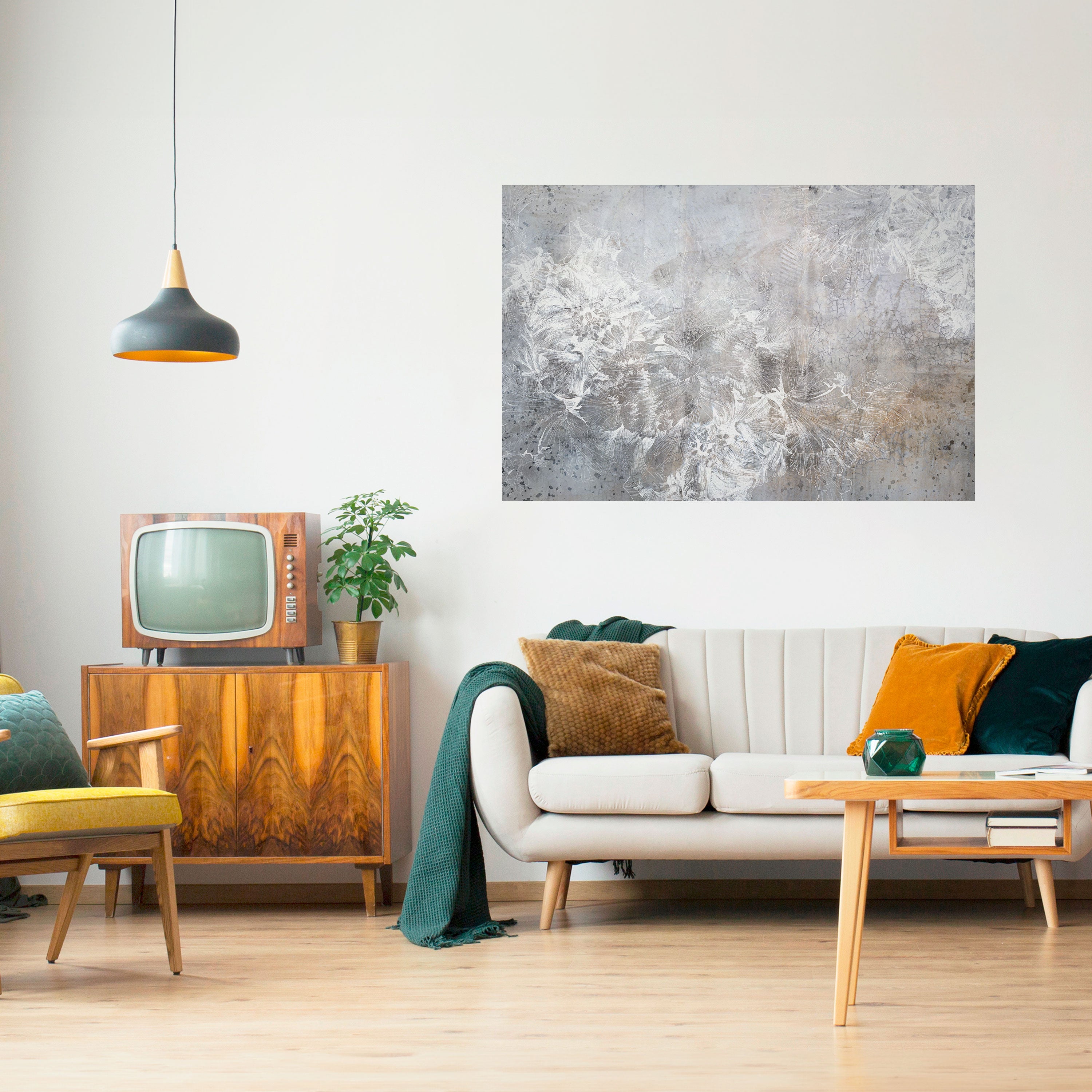 Póster horizontal autoadhesivo WHITE WHISPER