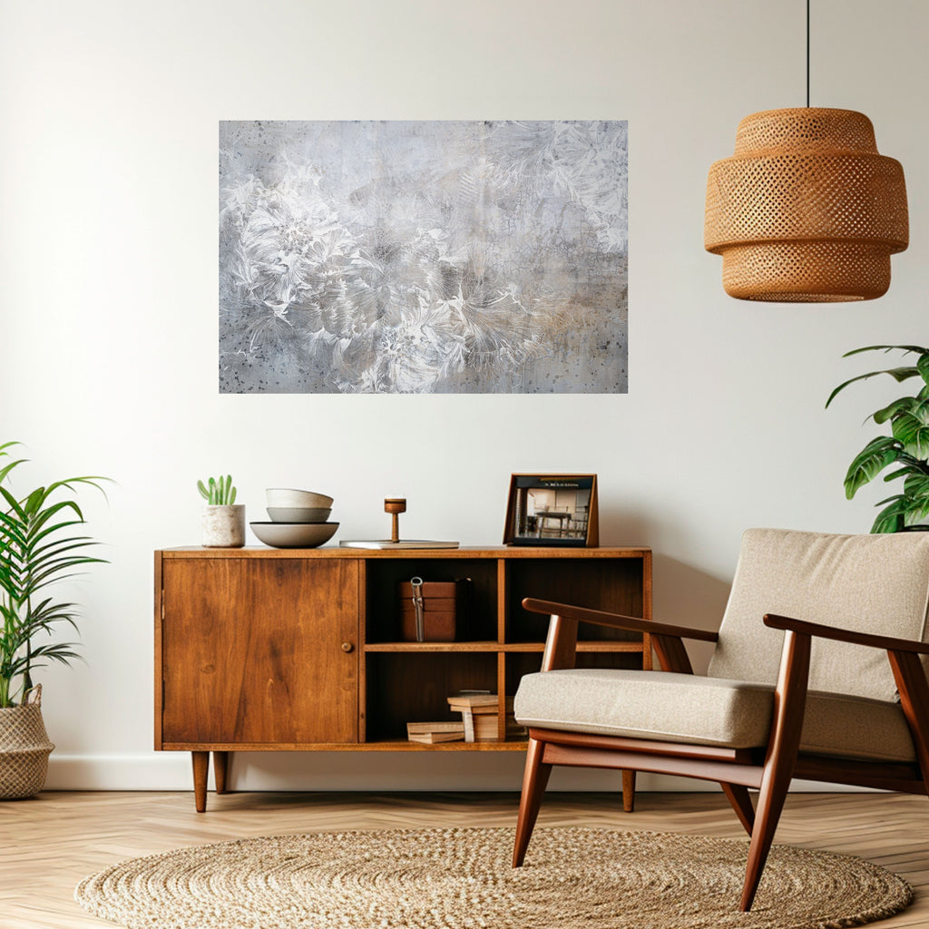 Póster horizontal autoadhesivo WHITE WHISPER