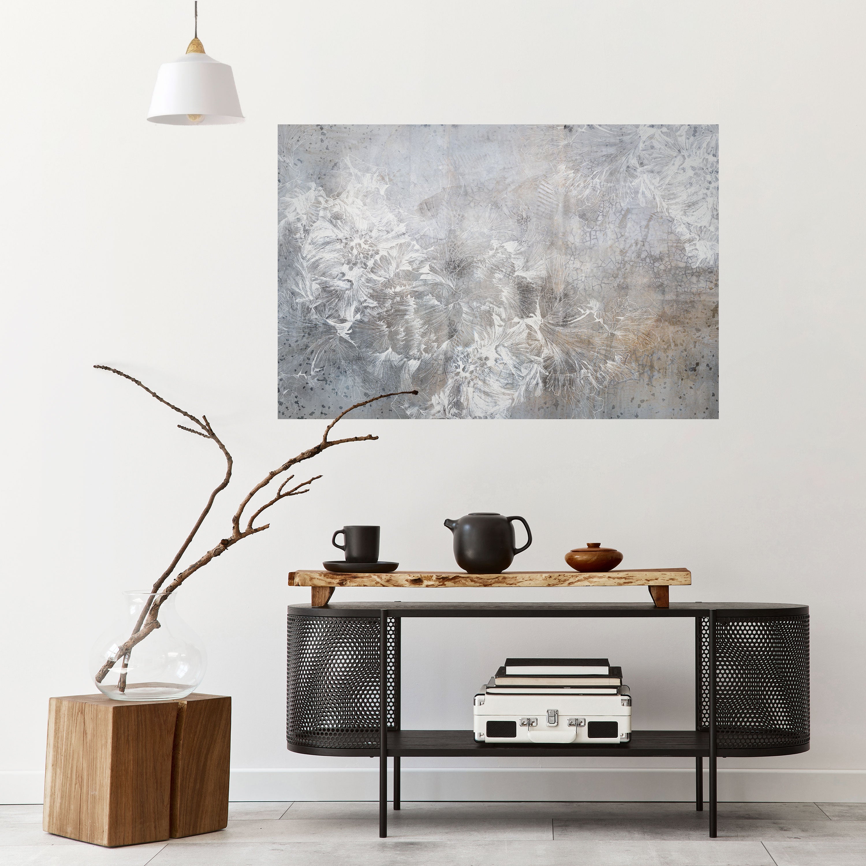 Póster horizontal autoadhesivo WHITE WHISPER