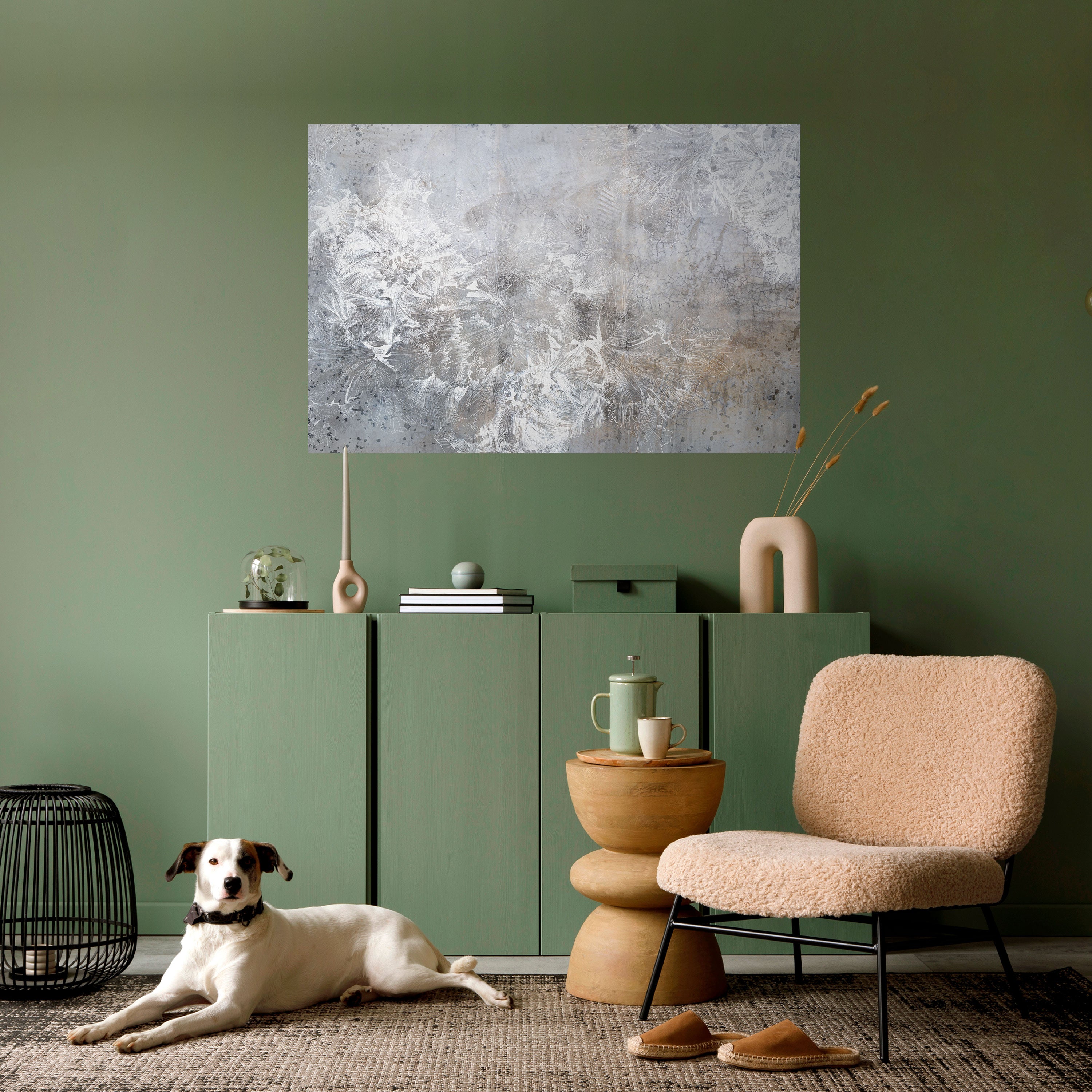 Póster horizontal autoadhesivo WHITE WHISPER