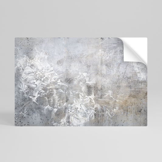 WHITE WHISPER Póster adhesivo horizontal