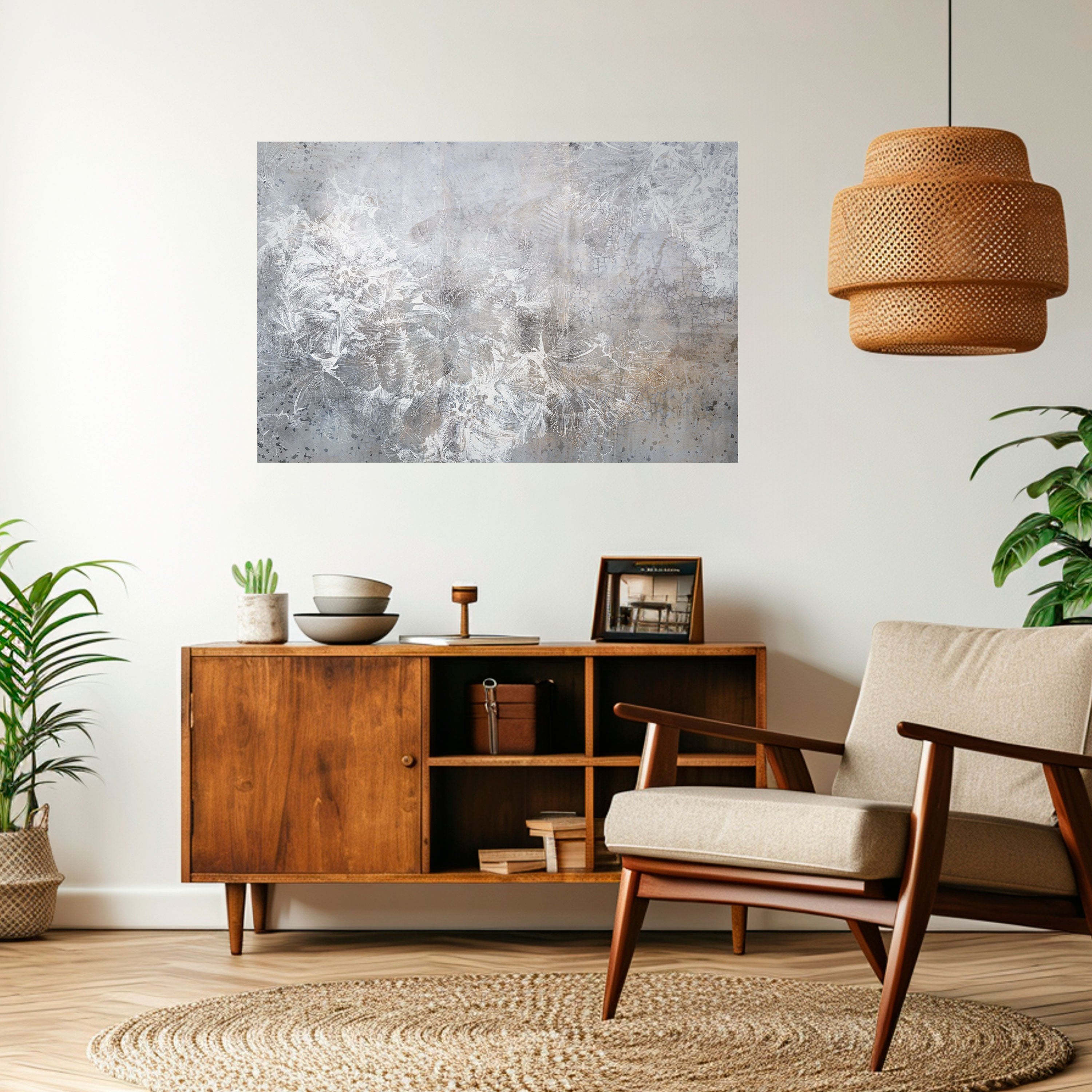 Póster horizontal autoadhesivo WHITE WHISPER