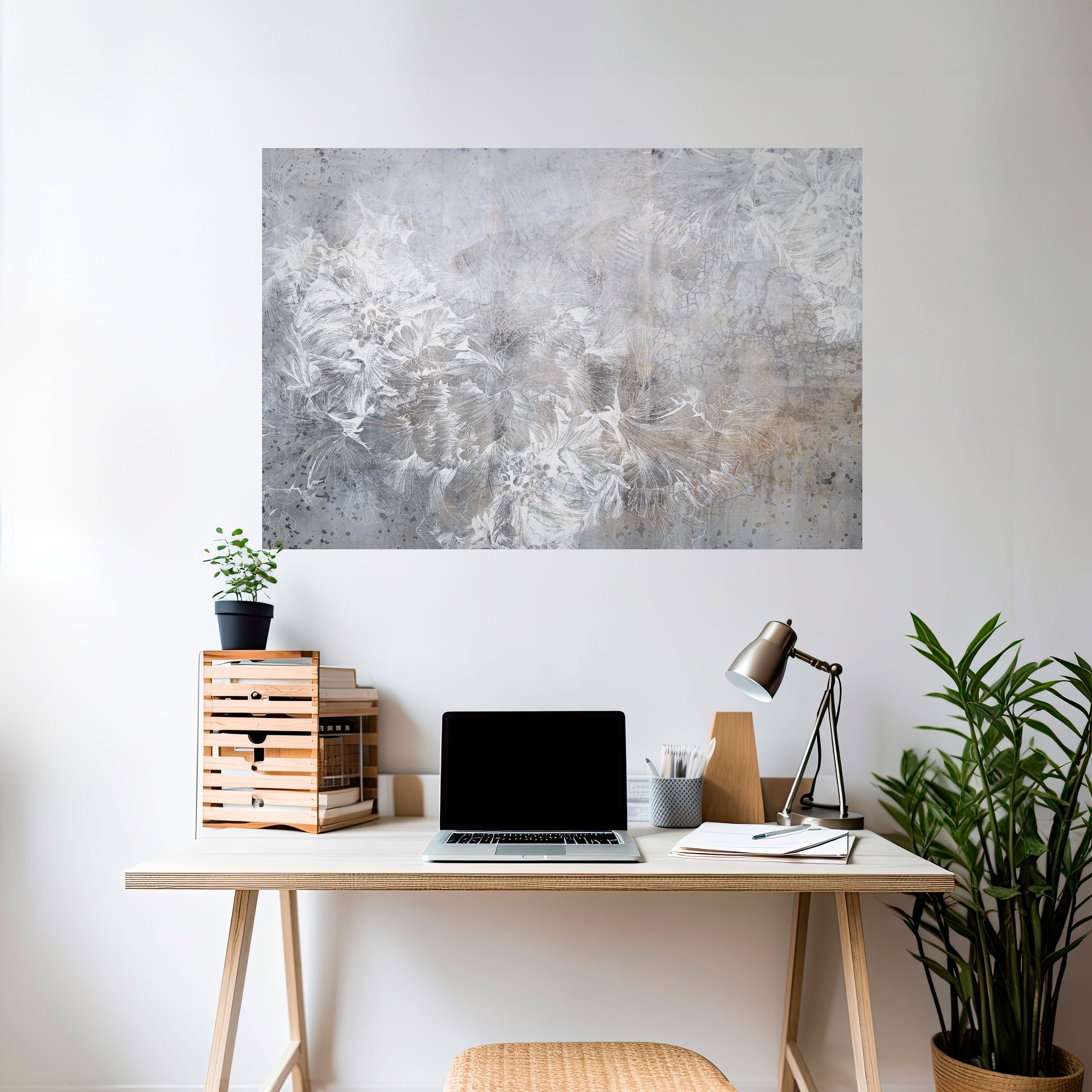 Póster horizontal autoadhesivo WHITE WHISPER