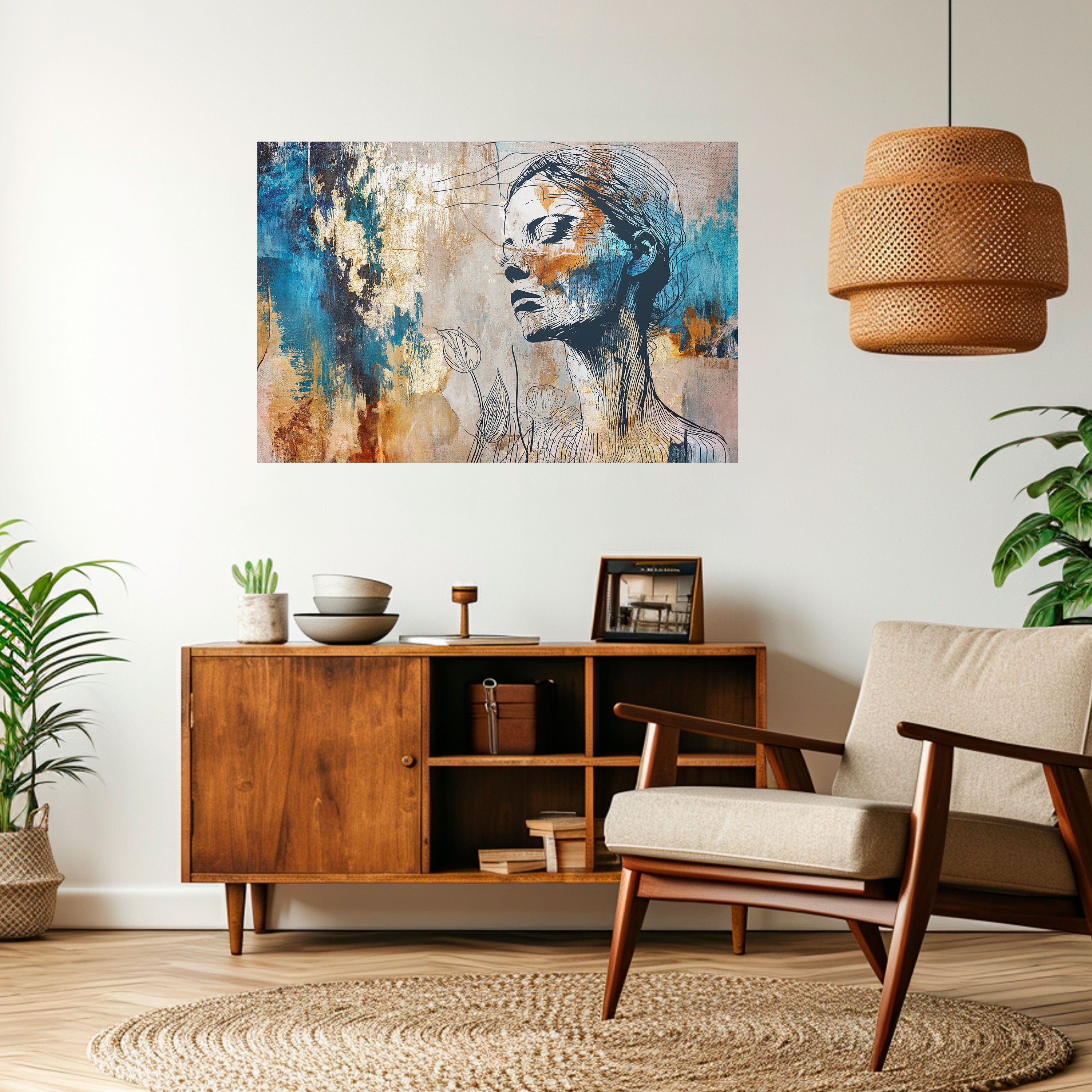 ROMPE EL SILENCIO Póster horizontal autoadhesivo