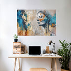 BREAK THE SILENCE Peel and Stick Horizontal Poster