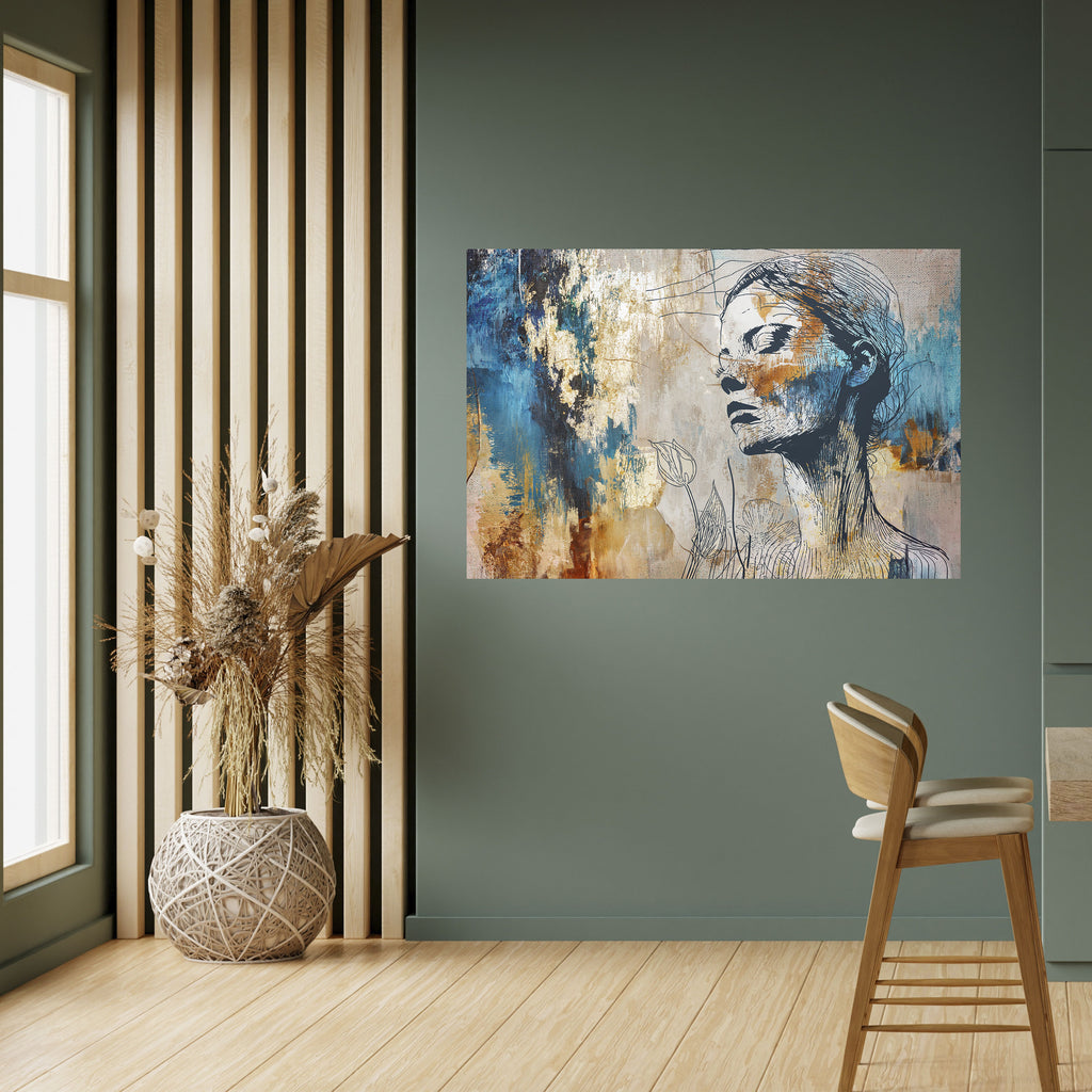 ROMPE EL SILENCIO Póster horizontal autoadhesivo