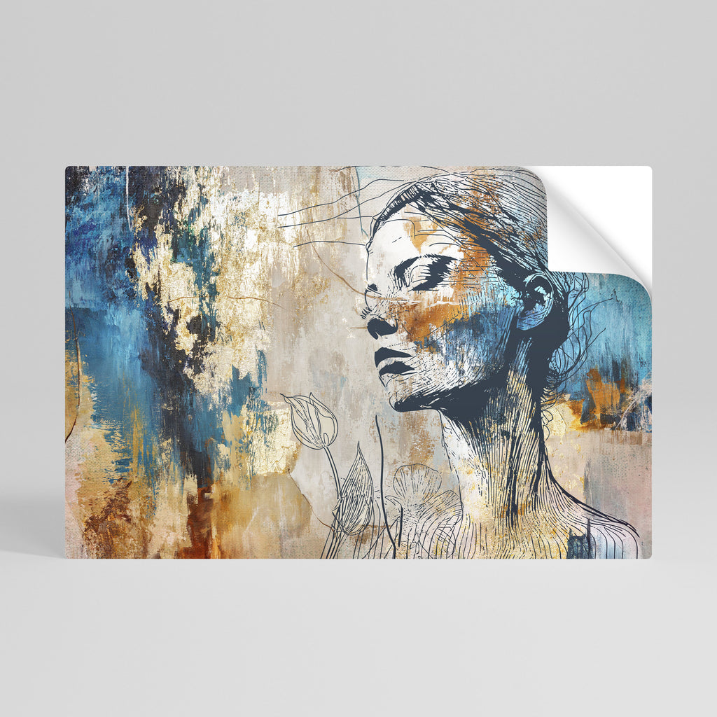 ROMPE EL SILENCIO Póster horizontal autoadhesivo